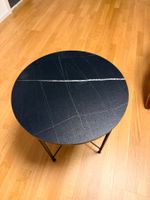 Beistelltisch schwarz rund 40 cm