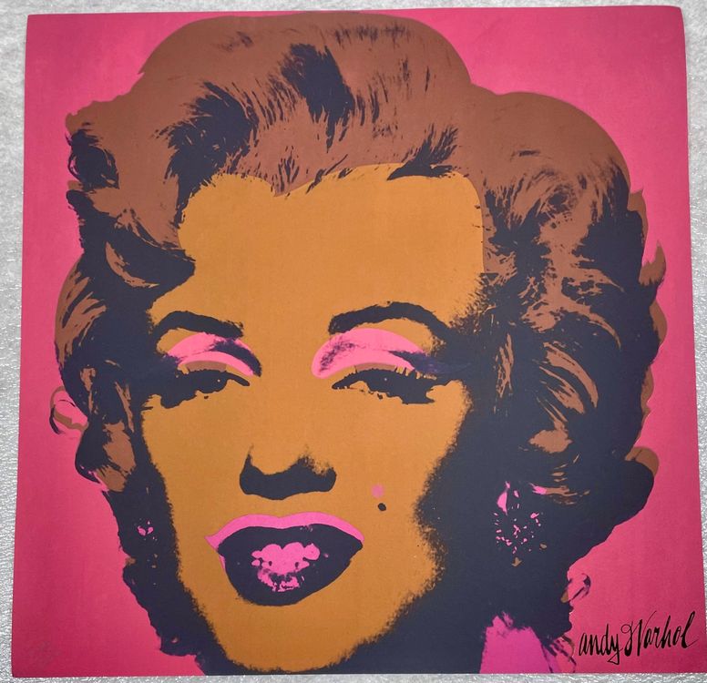 Andy Warhol-Marilyn Monroe Lithografie Handnummeriert | Kaufen auf Ricardo