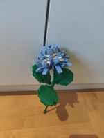 LEGO Blume blau gebauter Zustand gut erhaltenes Modell