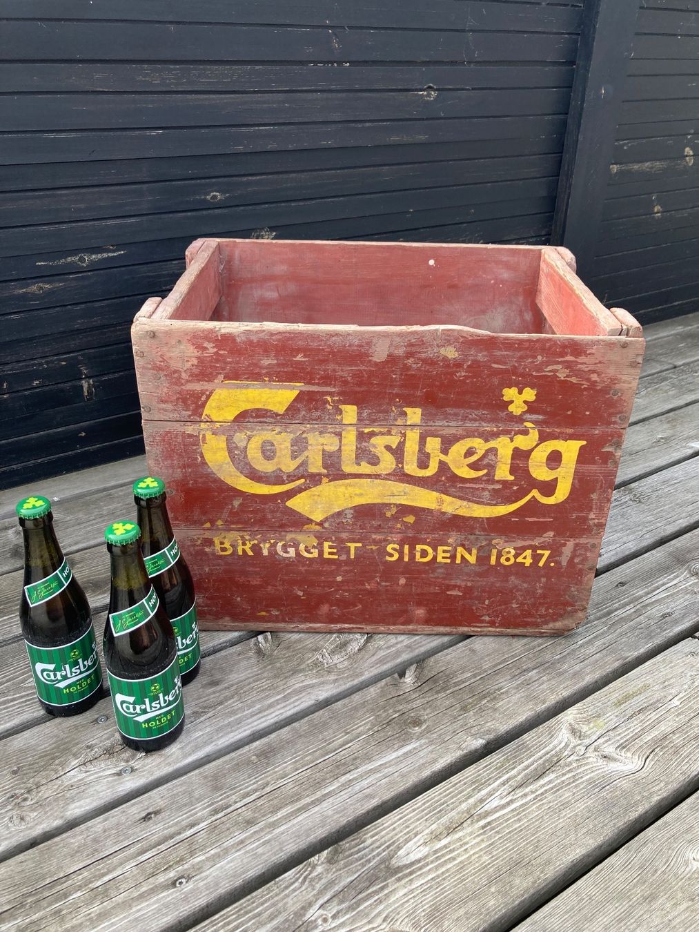 Wein- & Bierkisten: Alte Holzkiste Carlsberg – Gebraucht aus Oensingen von Heineken-Joe