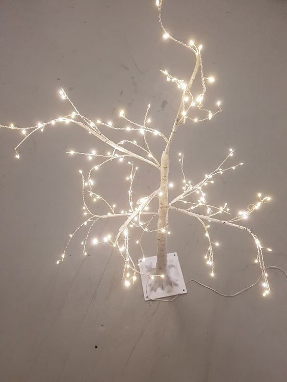 LED Deko Baum beleuchtet Weihnachtsdeko Dekobaum Birke Kaufen auf Ricardo