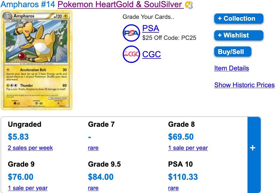Pokémon Carte collezionabili: Ampharos Rare Reverse Holo 1 & Rare 14 – Usato da Zürich venduto da PEACECOCOON 4
