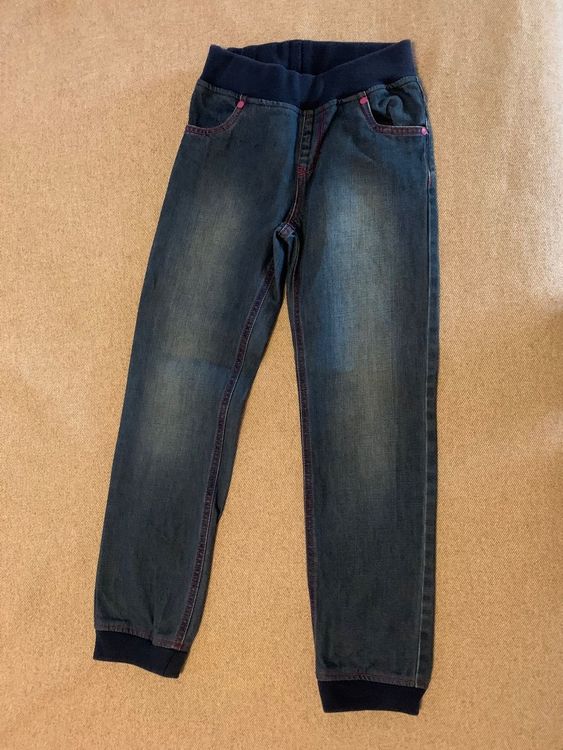 S.Oliver Baby-Mädchen Jeans - Loose Fit Mit Elastischem Bund & Stickerei