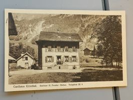 Alte PK / Gasthaus Klönthal - Gelaufen 1926