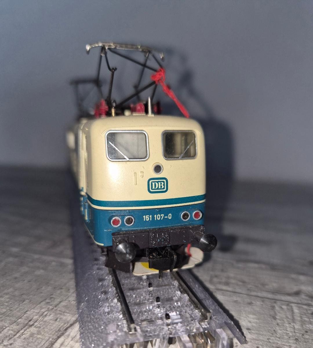 Fleischmann Modellini di ferrovie: Fleischmann E-Lok 4381 DB BR 151, top – Usato da Dielsdorf venduto da Haesi0 4