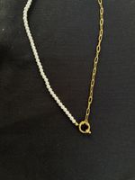 collier asymétrique Athenais en acier inoxydable