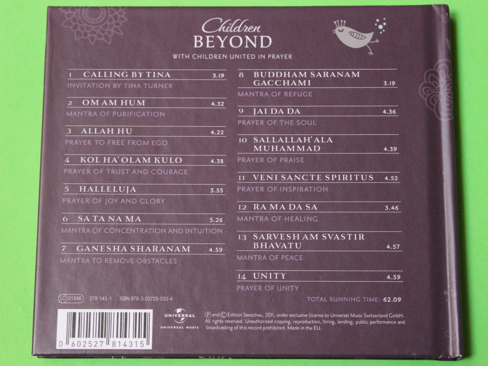 CDs: TINA TURNER - CHILDREN BEYOND CD 2011 – Gebraucht aus Tübach von JamesStone 2