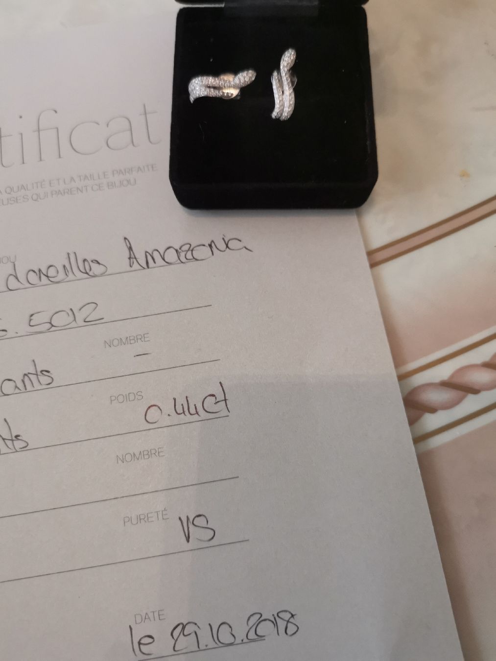 Orecchini pendenti & Orecchini a lobo: Boucles d'oreilles Amazonia diamants – Nuovo (secondo la descrizione) da Biel/Bienne venduto da Edi5Roli3 4