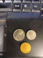 Lot de 3 anciennes pièces de monnaie d'Iran, rare!