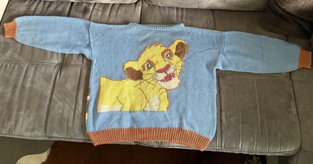 Handgestrickter Simba König der Löwen Pulli (Kind/Erwachsen)