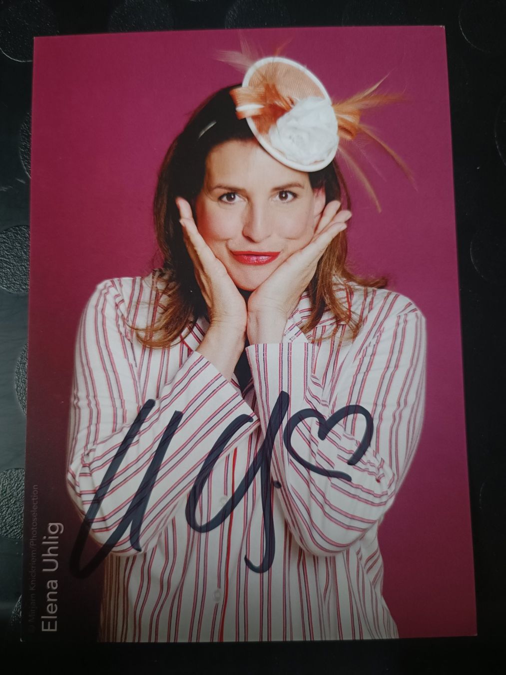Autografi: Elena Uhlig - signierte Autogrammkarte – Usato da Menziken venduto da Artographs