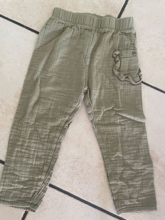 Musselin Sommerhose LC Waikiki Gr.92/98 oliv