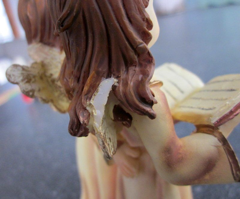 Statuette: Zwei singende Engel, Engelgruppe – Usato da Bischofszell venduto da Pfau0 5
