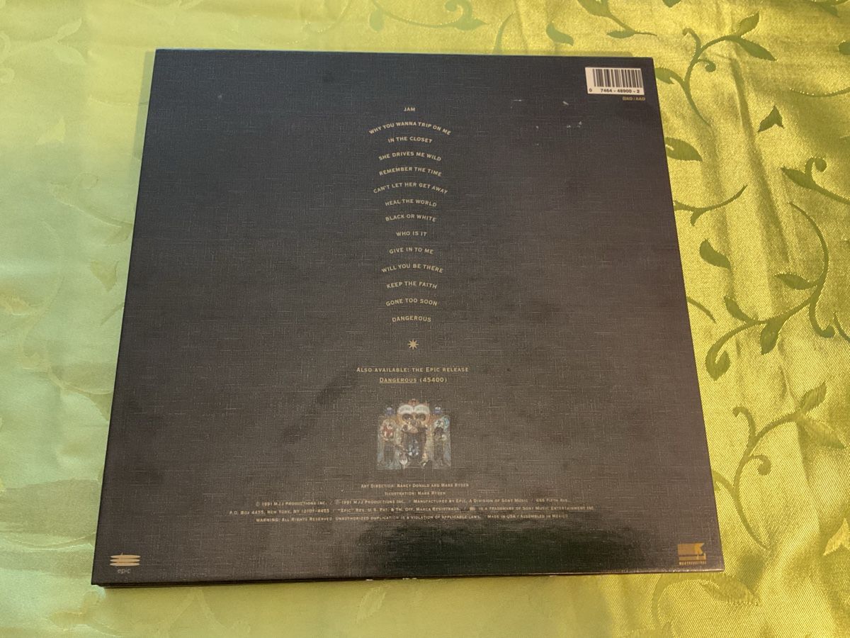 CD: Michael Jackson Dangerous Collector's Edition CD First Print – Usato da Steinach venduto da Quarkie 4