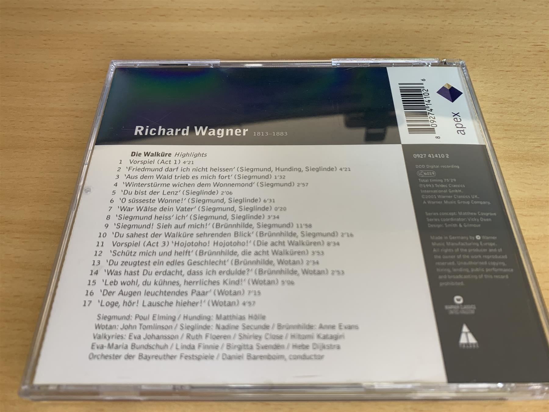 CD: Wagner - Die Walküre (Highlights) – Usato da Rikon im Tösstal venduto da Alpenmutz 1