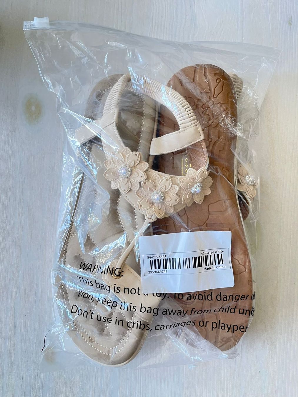 Scarpe da donna: Sandalen mit Blumenmuster Gr. 40 – Nuovo (secondo la descrizione) da Gränichen venduto da RetoLexi 2