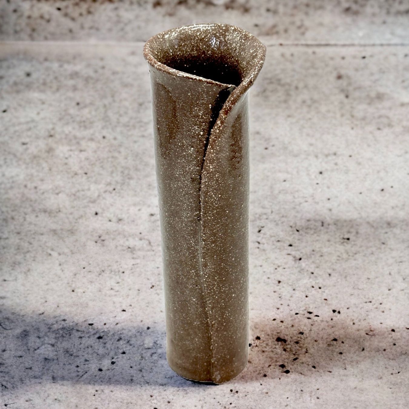 Vasi & Recipienti: Vase en grès grès d'art émaillé signé monogramme AM – Usato da Morges venduto da vintiques