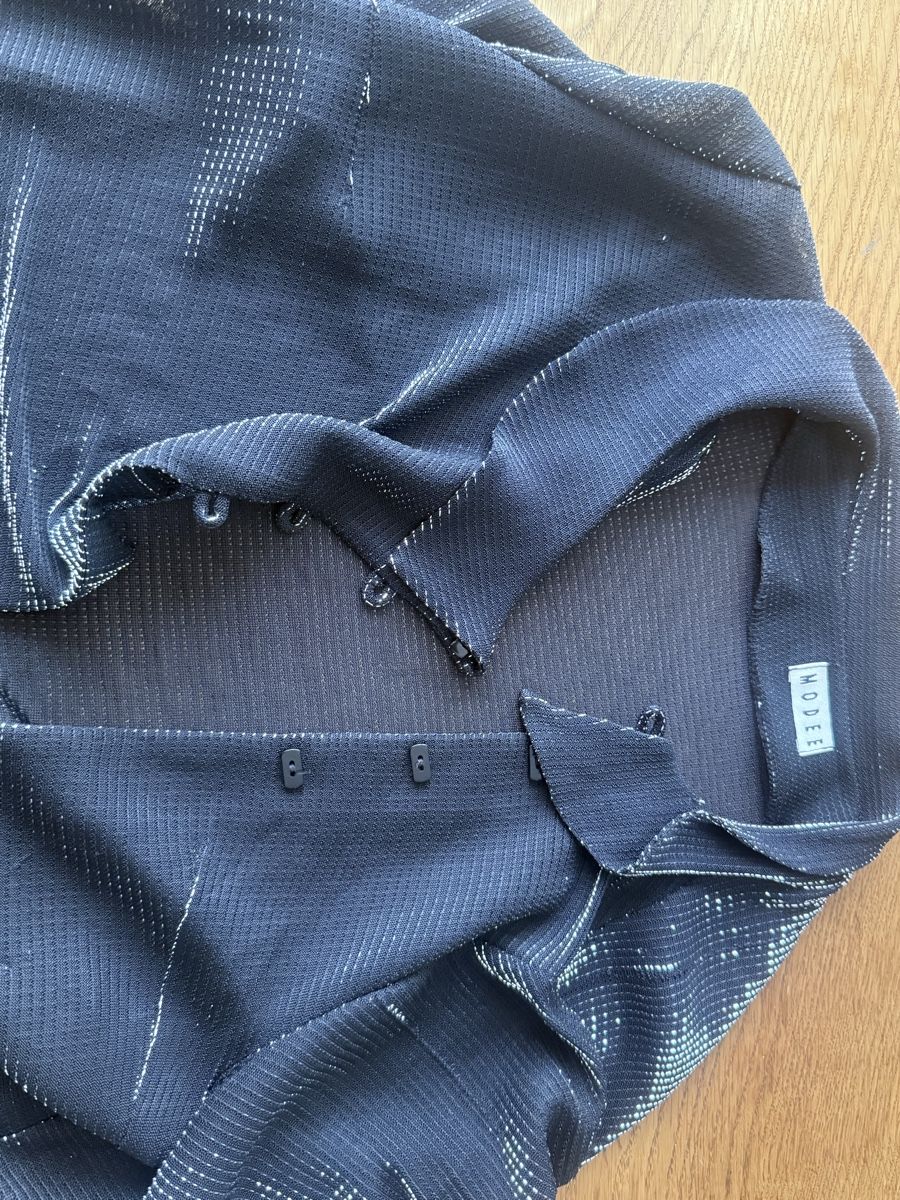 Vestes: vintage Damen Bluse oder Blazer schwarz Grösse S – D'occasion à Siebnen par koschitoschi 7
