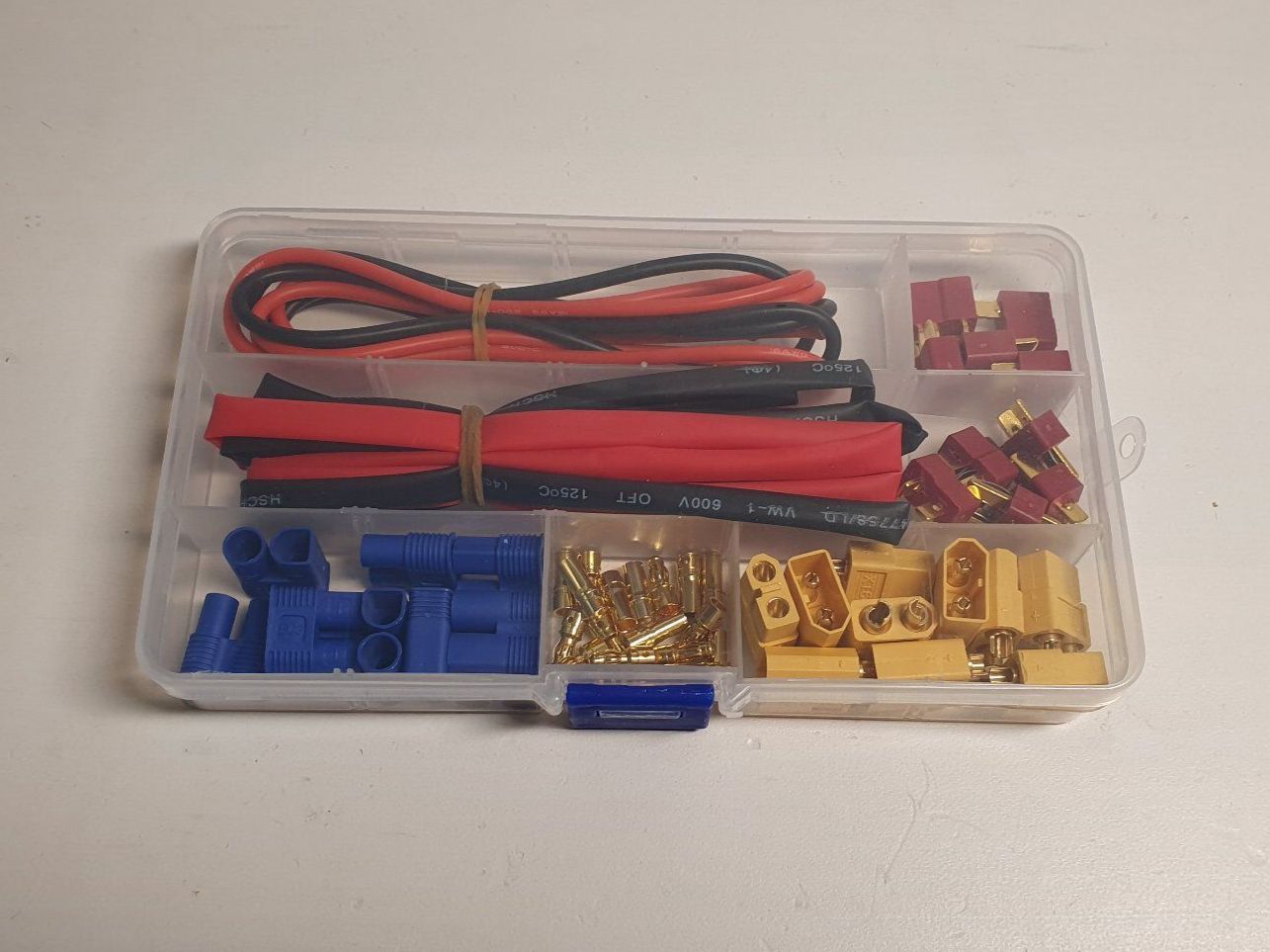 Elektronikbauteile: T-Stecker EC3 XT60 Stecker/Buchse 14 AWG Set Modellbau – Neu und originalverpackt aus Gossau SG von Puch-tech 3