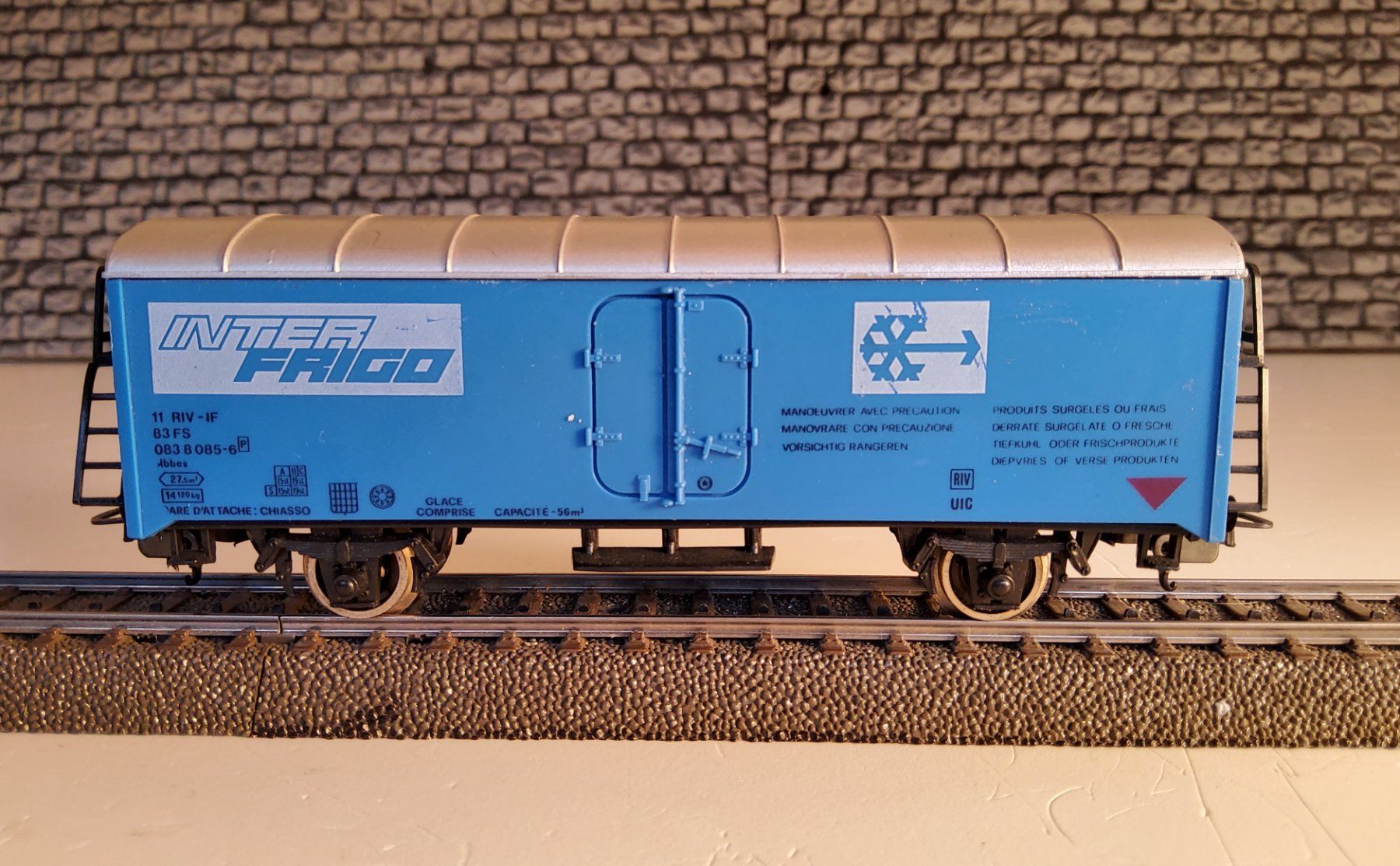 Lima Modellini di ferrovie: Lima Güterwagen InterFrigo H0 1972 – Usato da Grüningen venduto da VENOM59