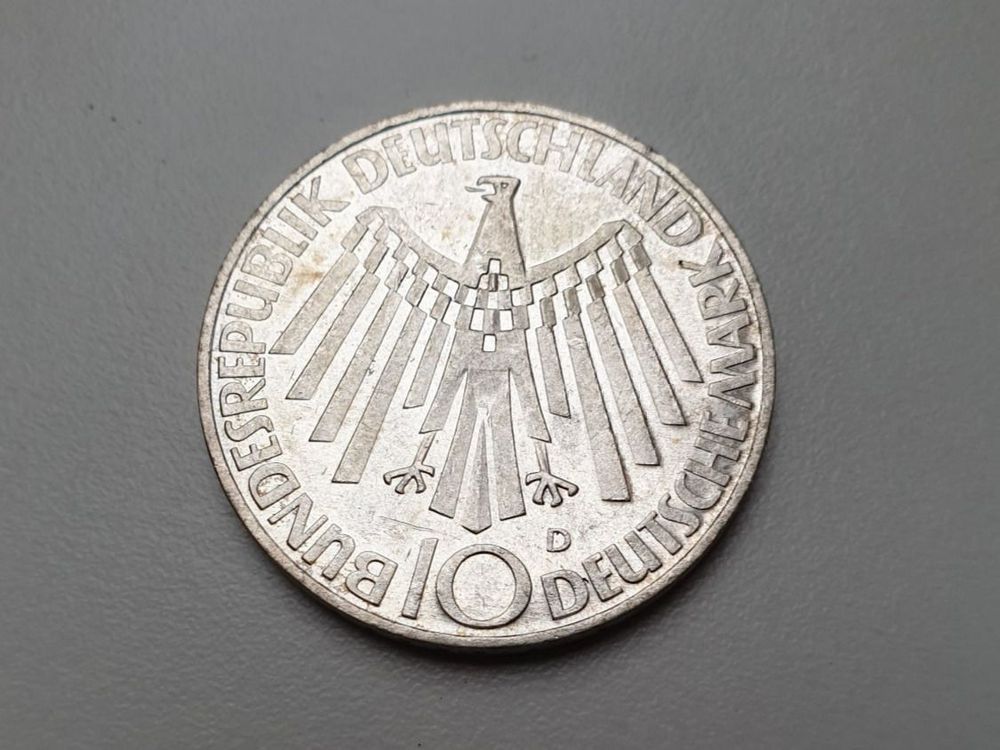 🇩🇪 Germany 10 Mark 1972 D Olympics Silver 155g 625 Kaufen Auf Ricardo
