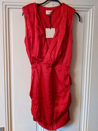 VICOLO : Robe glamour rouge 36, NEUVE !