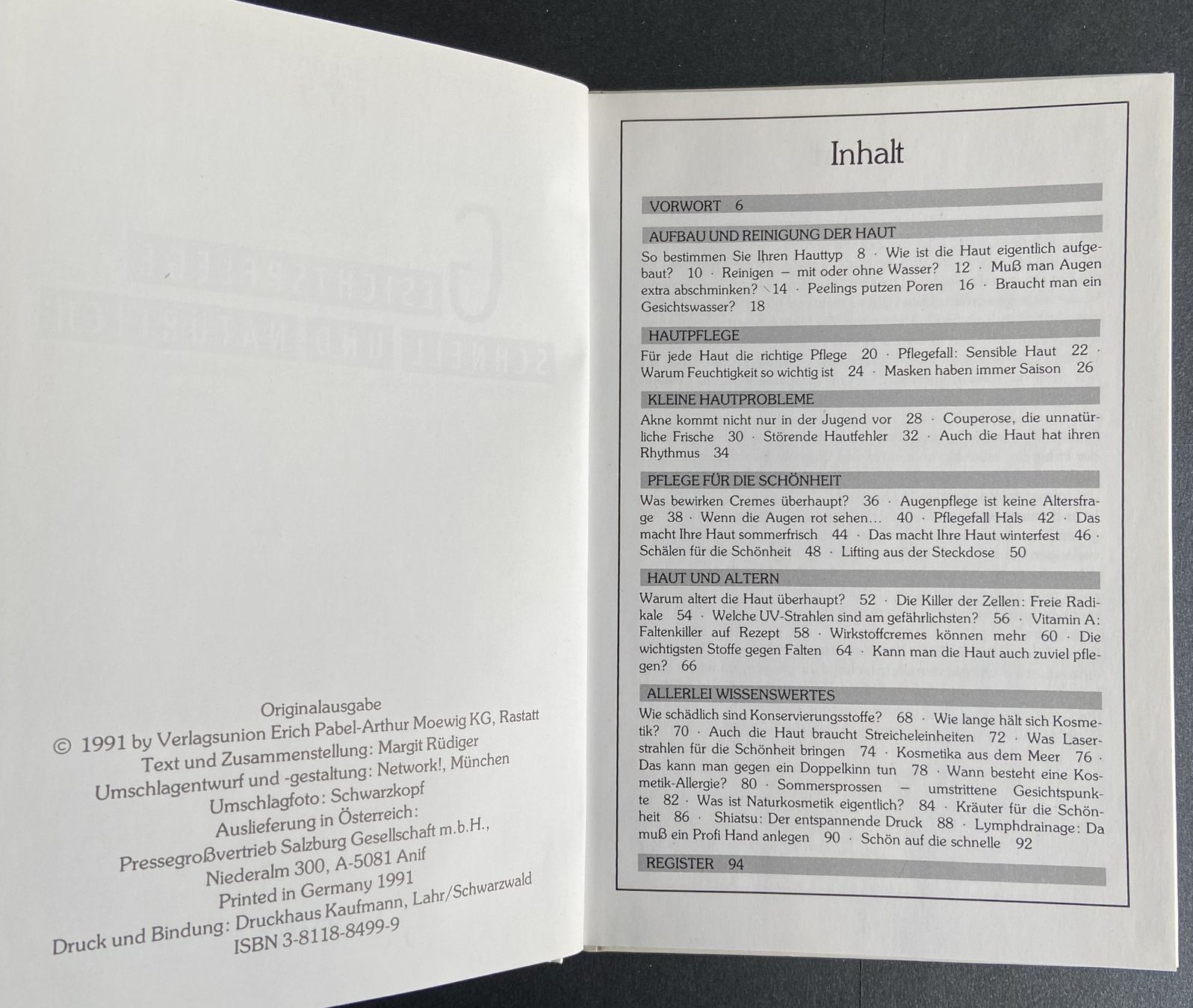 Libri: 4  Bücherder Kosmetik und der Körperpflege – Usato da Böckten venduto da Hansi36 6