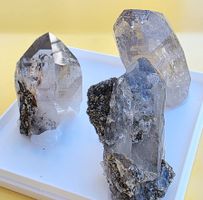 Mineralien Set mit Quarz, Rutil, Magnetit, Top Knopfrutil