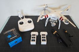 DJI Phantom 3 Standard Defekt + 2 NEUE Akkus Patona