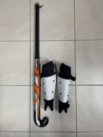 Feldhockey Schläger + Schienbeinschoner (L)
