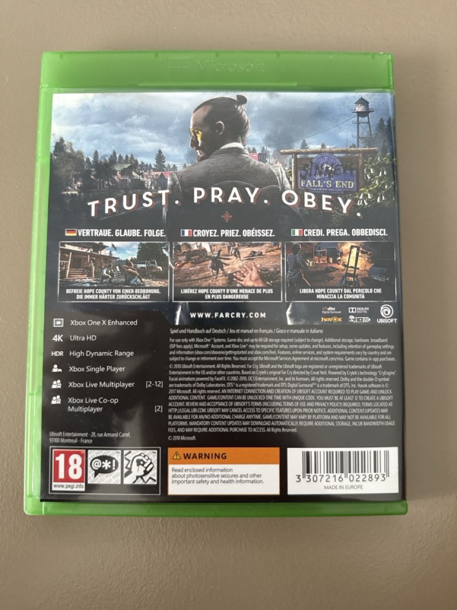 Giochi: Farcry 5 Xbox one – Usato da Giubiasco venduto da MisterSkip 1