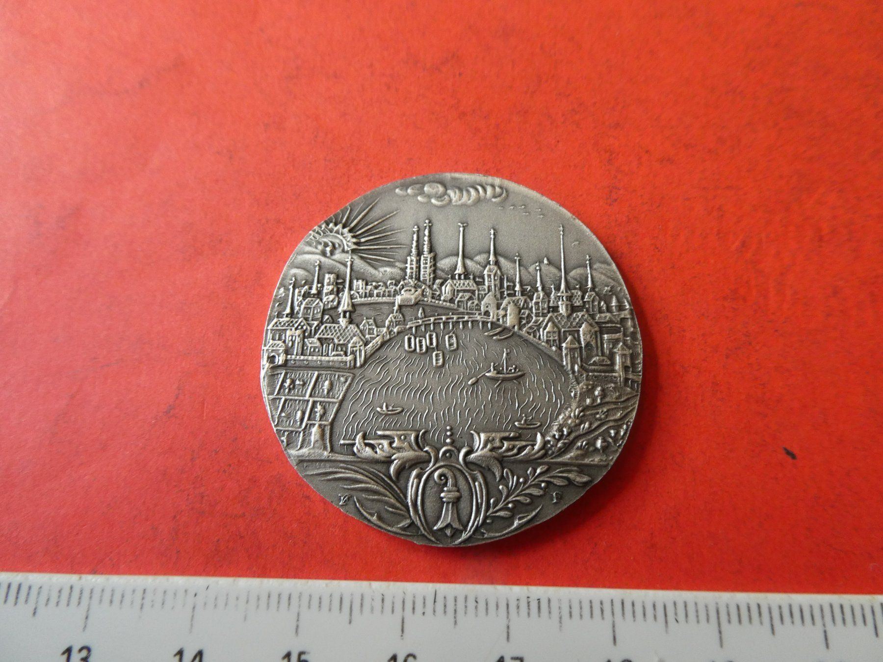 Medaglie: Basel Alitet pro Tegit - versilberte Medaille 41 mm – Nuovo (secondo la descrizione) da Hinterforst venduto da Rohusri 1