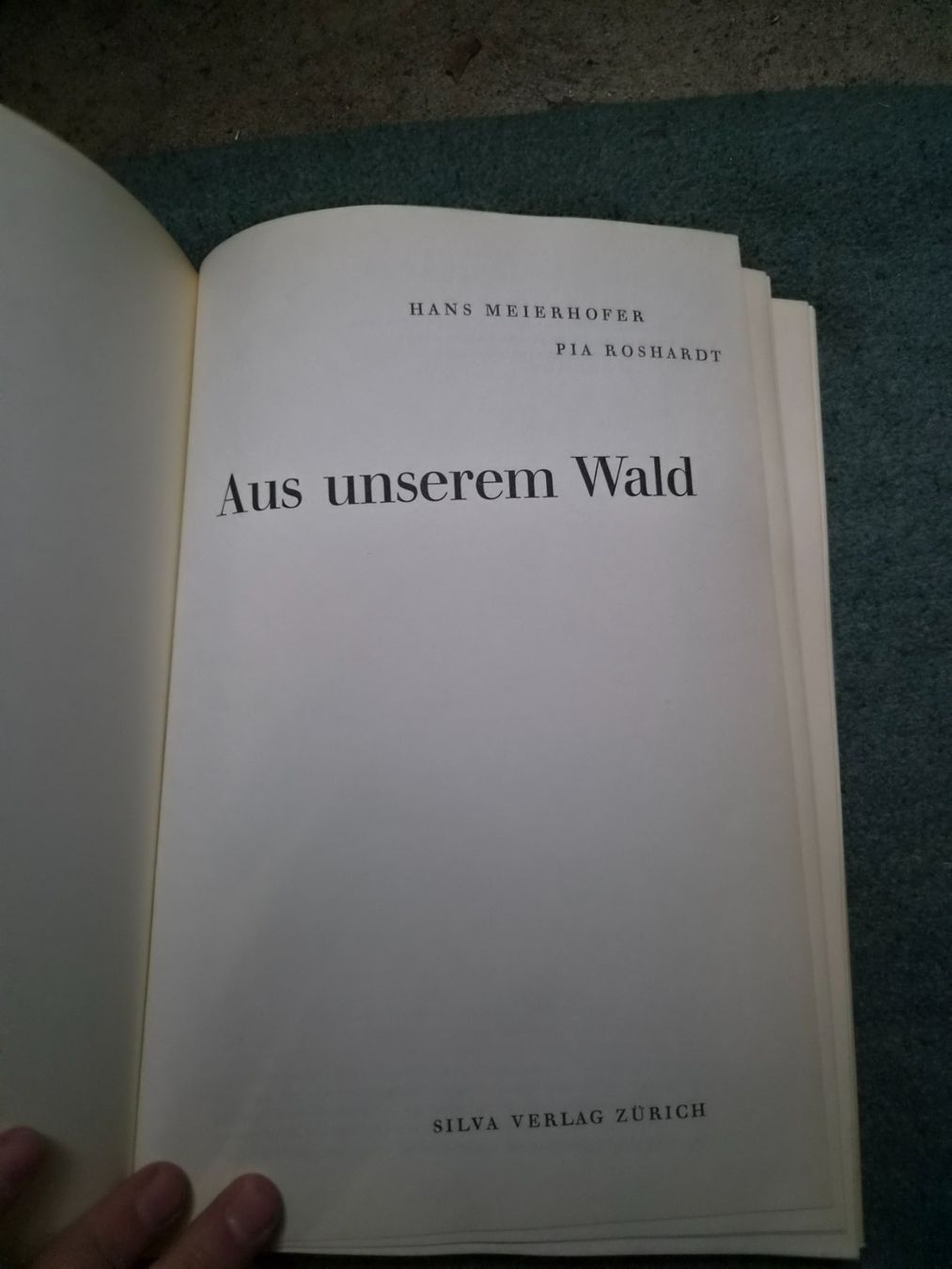Bücher: Buch Aus unserem Wald – Gebraucht aus Regensdorf von Mischa88 4