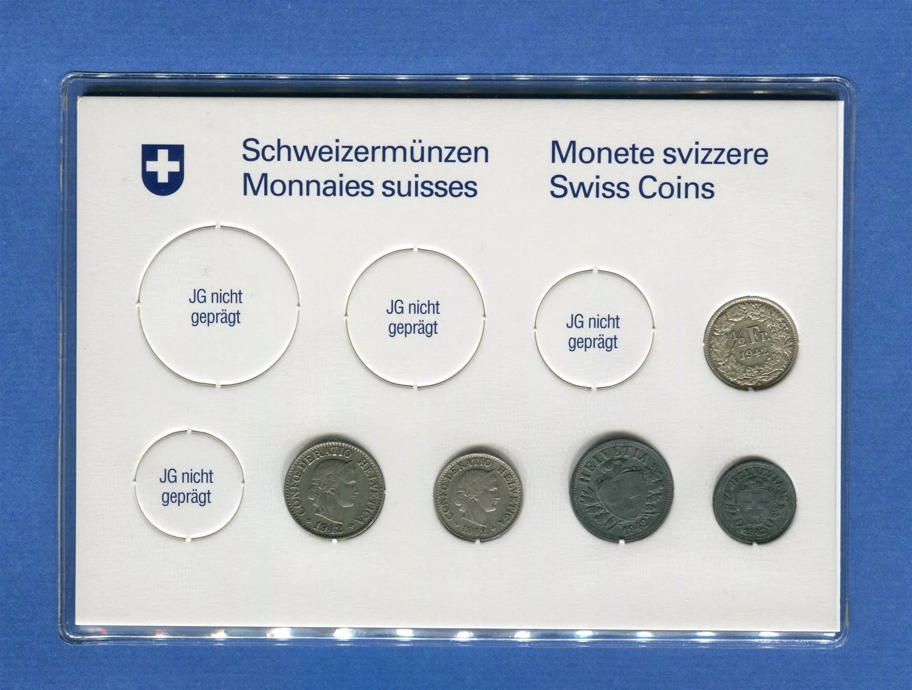 Alle Münzen: (193) Münzsatz 1942 Silber – Gebraucht aus Rüthi (Rheintal) von erdnuessli1