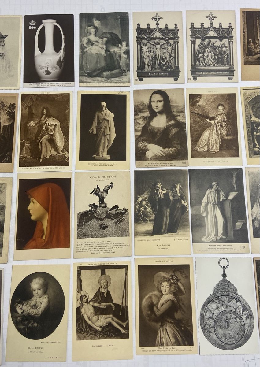 Cartes postales: 280 Cartes postales anciennes Tableaux Alte Ansichtskarten – D'occasion à Basel par ste_rth9 1