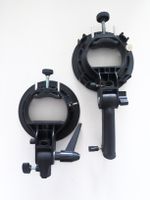 2x Flash Reflector with Handle and Mount
