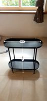 IKEA OLIVBLAD Beistelltisch oval schwarz 54x22x57cm 