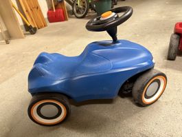 Rutschauto blau mit Lenkrad gebrauchter Zustand