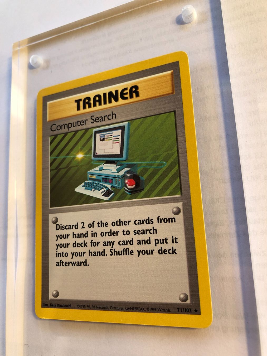 Cartes à collectionner: Computer Search (rare) Base set - LP - ab 1.- – D'occasion à Giubiasco par dan_pr8b 2