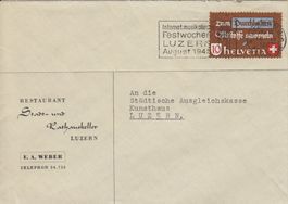 Brief 1942: Altstoffe mit 254.Ab. - Kat. 250.--