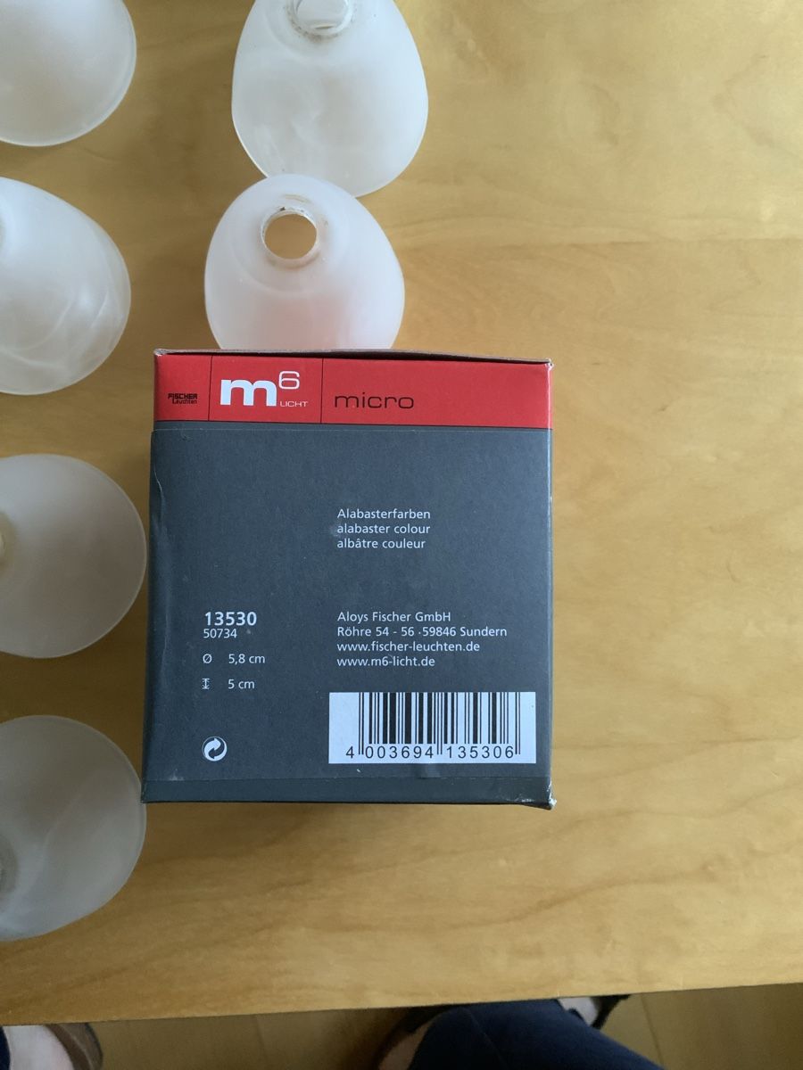 Paralumi: Lampenschirmchen Glas – Usato da Magden venduto da rom_5zrl 3