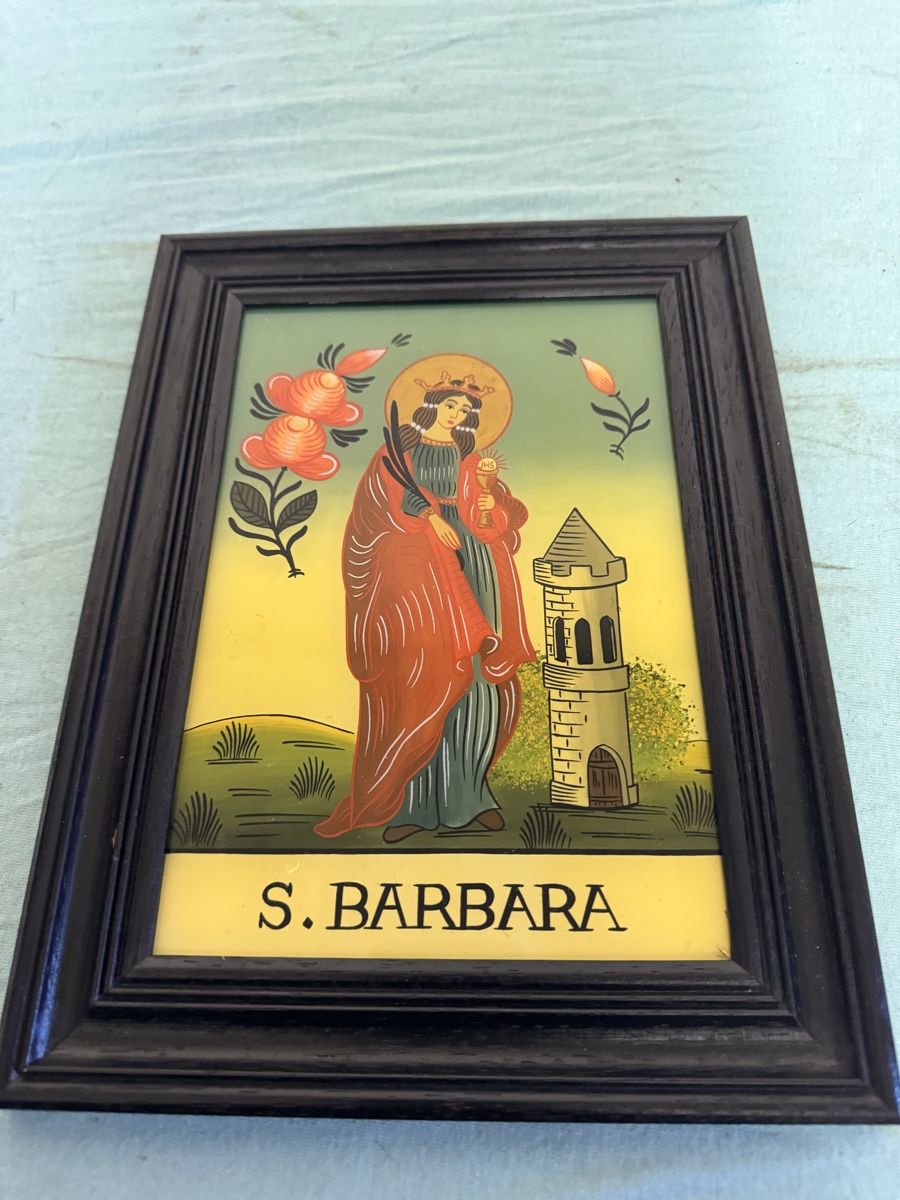 Foto & Immagini: Hinterglasbild , Heiligen Barbara Nr 105/3 – Usato da Effretikon venduto da Effi0111 5