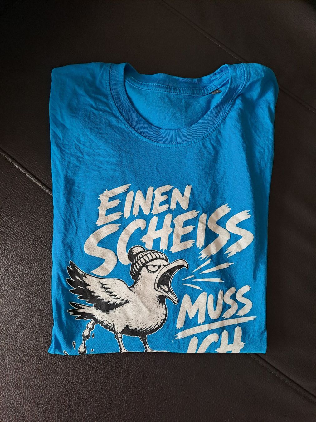 T-shirts: T-shirt, blau mit Spruch, Grösse M – Neuf (Voir description) à Hombrechtikon par Rada039