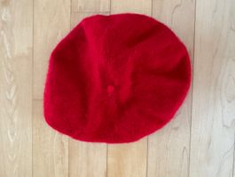 Rote Wollmuetze, Baskenmuetze, Winteraccessoire