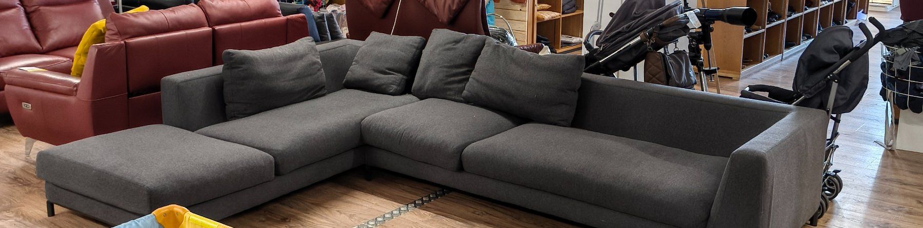 Sofas: B&B Designer Ecksofa – D'occasion à Basel par bk_brockibasel 1