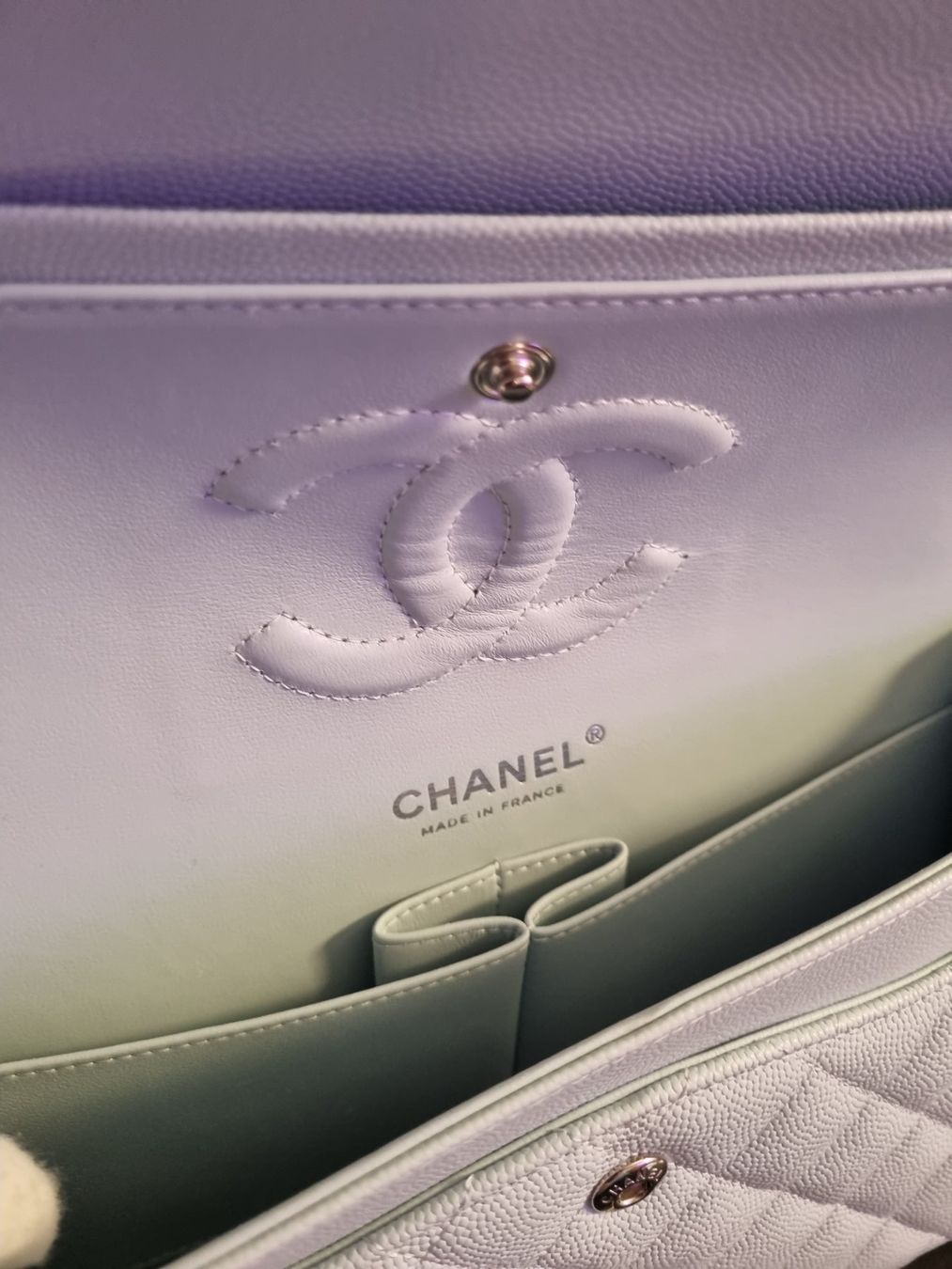 Chanel Borse da donna: Chanel  Classic blue cavier with silver handware🩵 Medium – Nuovo (secondo la descrizione) da Zürich venduto da Stila17 7