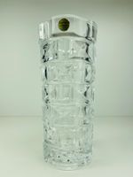 CRISTAL D’ARQUES Bleikristall Vase H 24.5 cm Facettenschliff