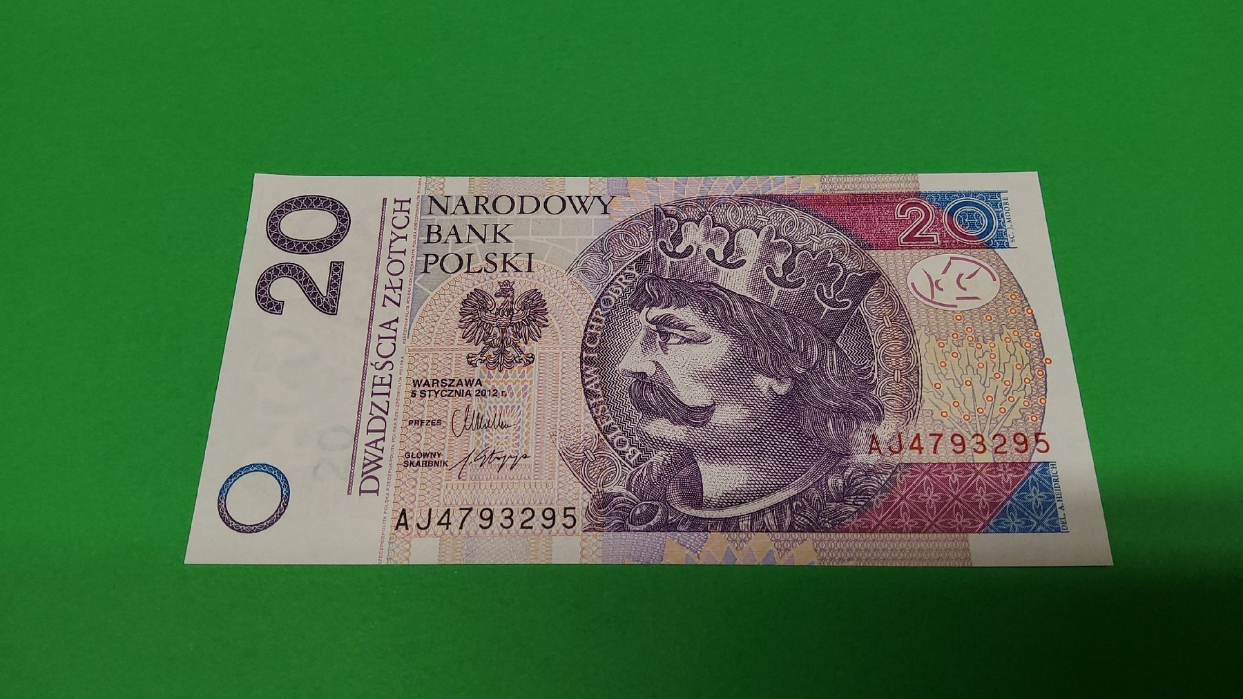 Banknoten: 20 Zloty Schein - Polnische Banknote, – Neu und originalverpackt aus Herisau von Nluanalucas