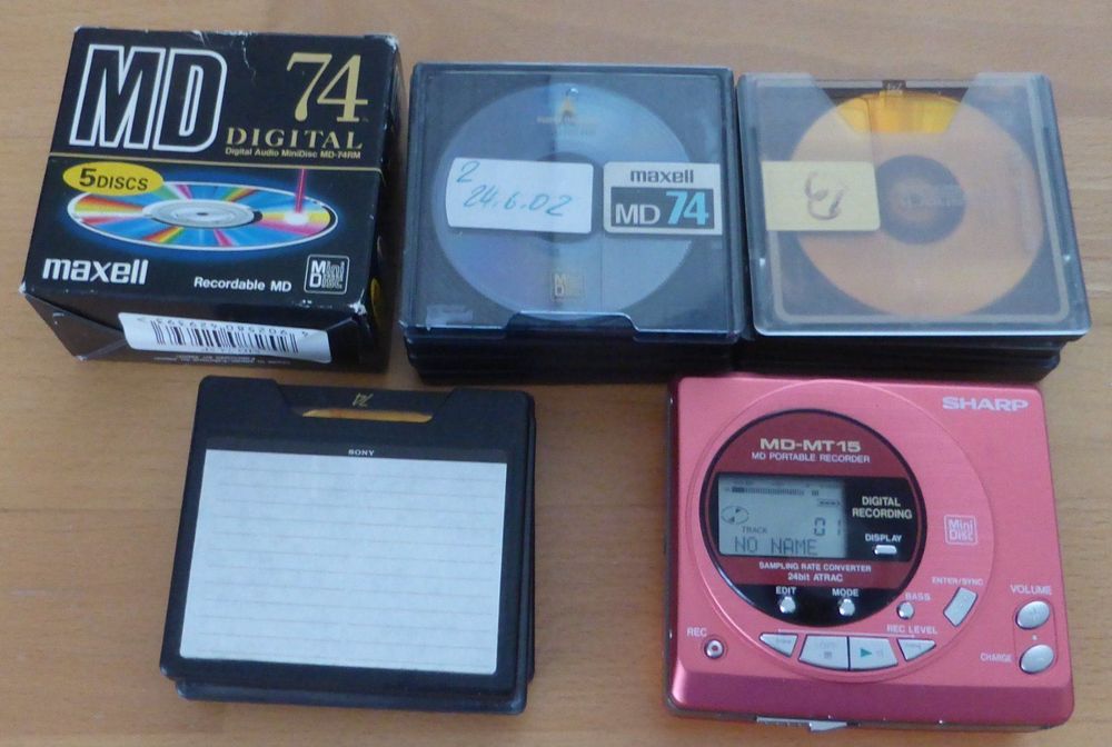 Minidiscplayer Sharp mit div. Minidisc | Acheter sur Ricardo