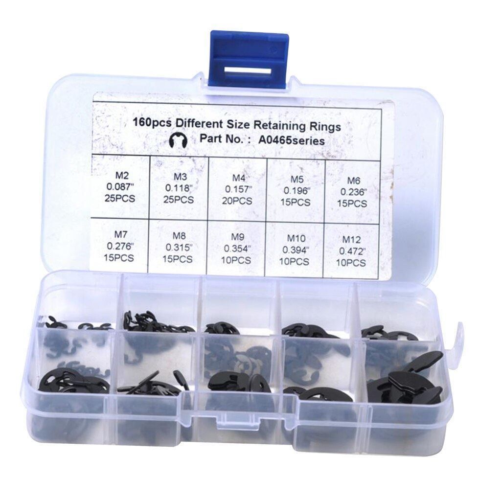 Alle Werkzeuge: bagues à encliqueter, 160 pièces Schnappringe 160pcs – Neu und originalverpackt aus Delémont von musica1948
